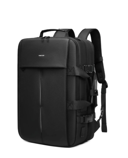 Mochila expansível de viagem com compressão a vácuo 60L